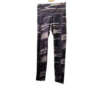 Syoss Women's Camo Side Pockets Leggings High Waist Athletic Yoga Pants Small